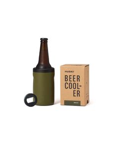 HUSKI BEER COOLER - DARK OLIVE