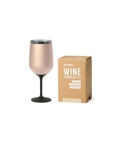 HUSKI WINE TUMBLER - CHAMPAGNE