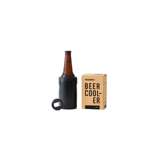 HUSKI BEER COOLER - BLACK