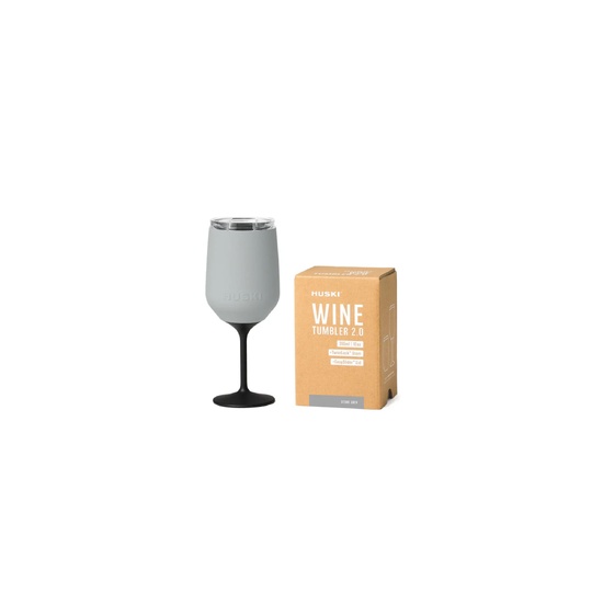 HUSKI WINE TUMBLER - STONE GREY